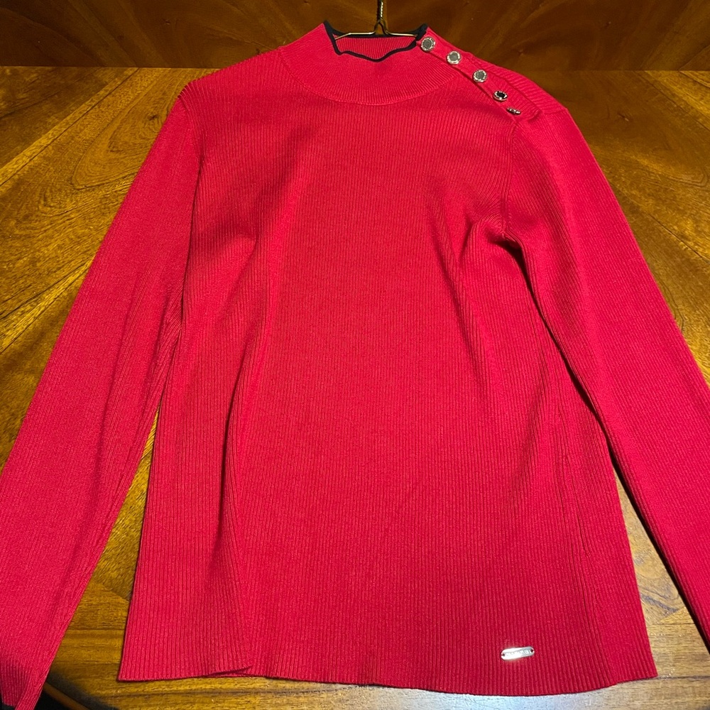 Calvin Klein Collection Red Sweater